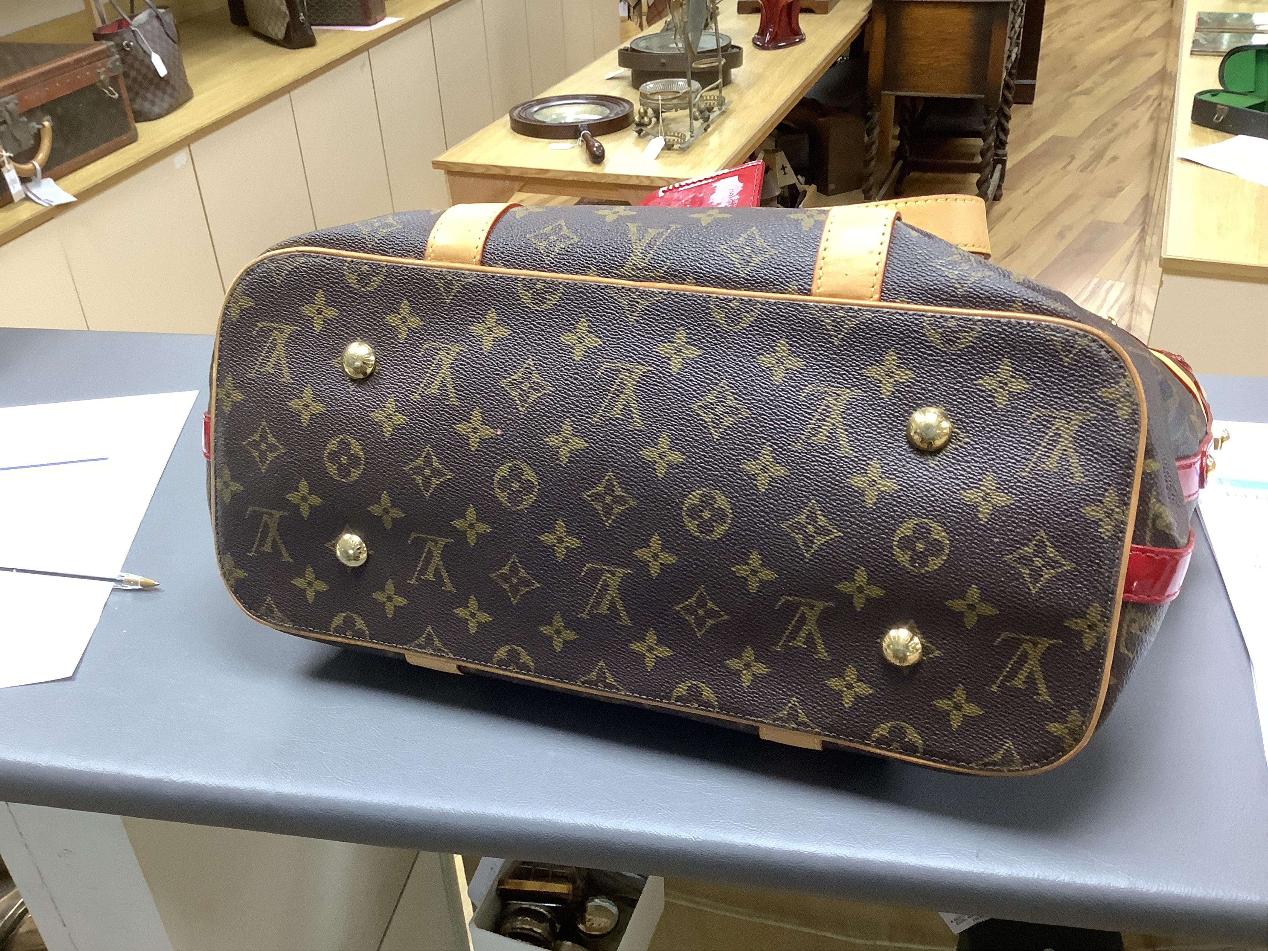 A Louis Vuitton Salina ruby monogram tote bag, numbered RC4077, with dust cover, 44cm wide